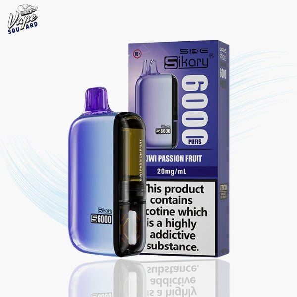SKE Sikary S6000 Kiwi Passion Fruit Prefilled Vape Kit