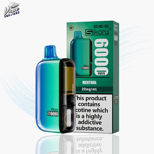 SKE Sikary S6000 Menthol Prefilled Vape Kit