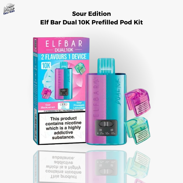 Sour Edition Elf Bar Dual 10K Prefilled Pod Kit
