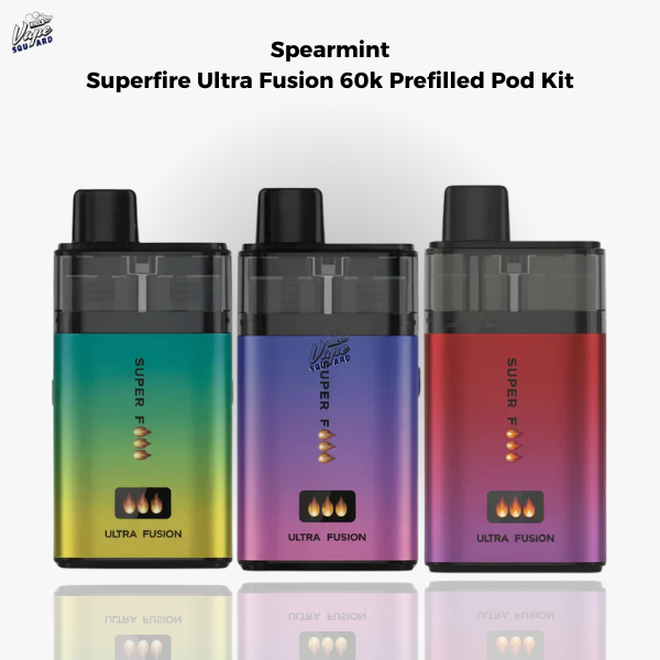 Spearmint Superfire Ultra Fusion 60k Prefilled Pod Kit