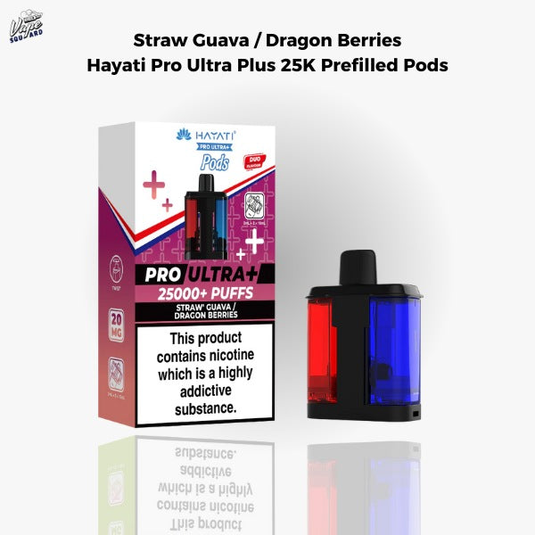 Straw Guava / Dragon Berries Hayati Pro Ultra Plus 25K Prefilled Pods