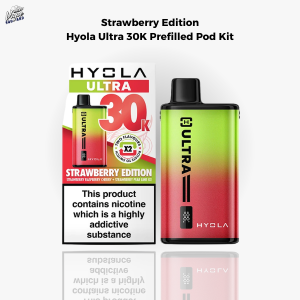 Strawberry Edition Hyola Ultra 30K Prefilled Pod Kit