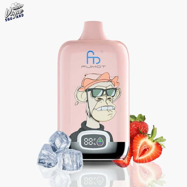 Strawberry Ice Fumot Digital Box 12000 Prefilled Vape