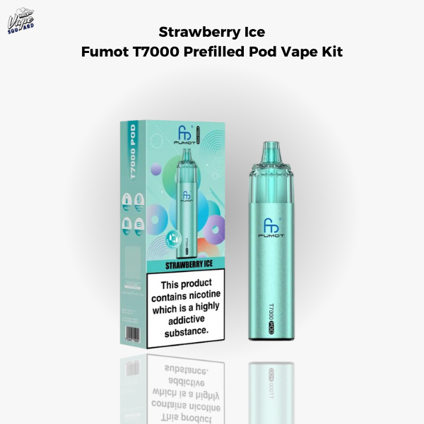 Strawberry Ice Fumot T7000 Prefilled Pod Vape Kit