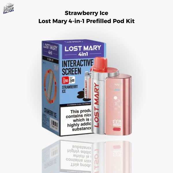 Strawberry Ice Lost Mary 4-in-1 Prefilled Pod Kit