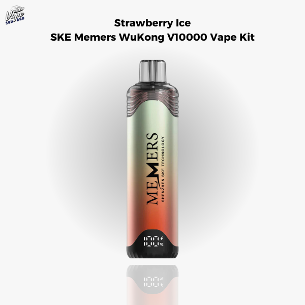 Strawberry Ice SKE Memers WuKong V10000 Vape Kit