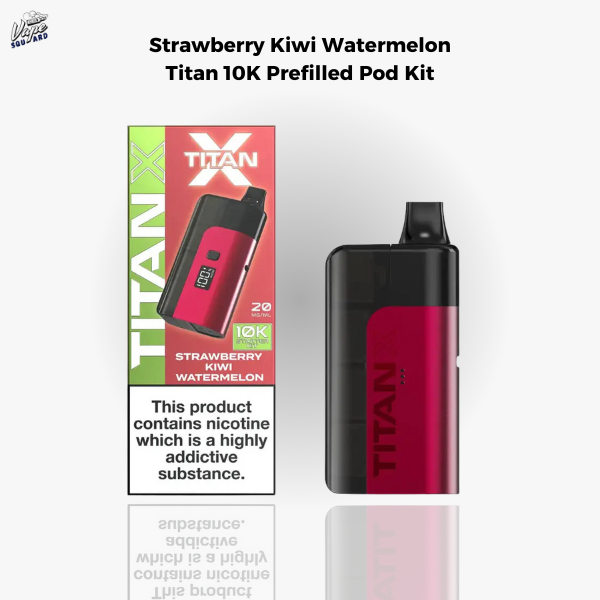 Strawberry Kiwi Watermelon Titan 10K Prefilled Pod Kit