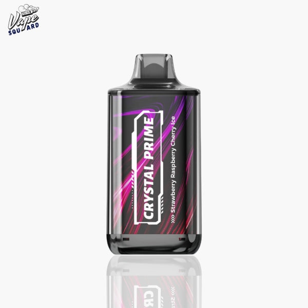 Strawberry Raspberry Cherry Ice Crystal Prime Deluxe 18000 Puffs Prefilled Vape