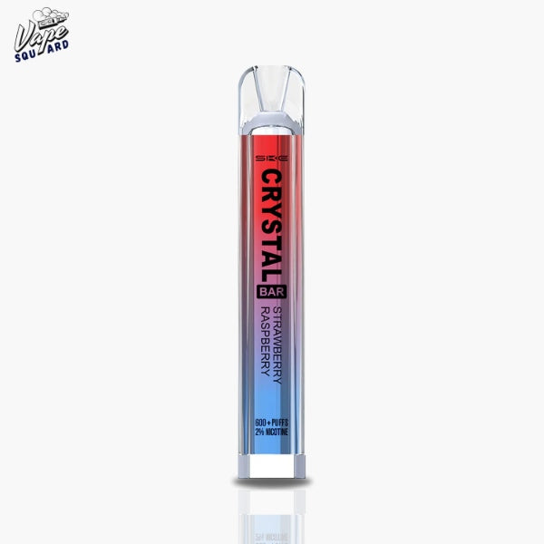 Strawberry Raspberry SKE Crystal Bar 600 Prefilled Vape