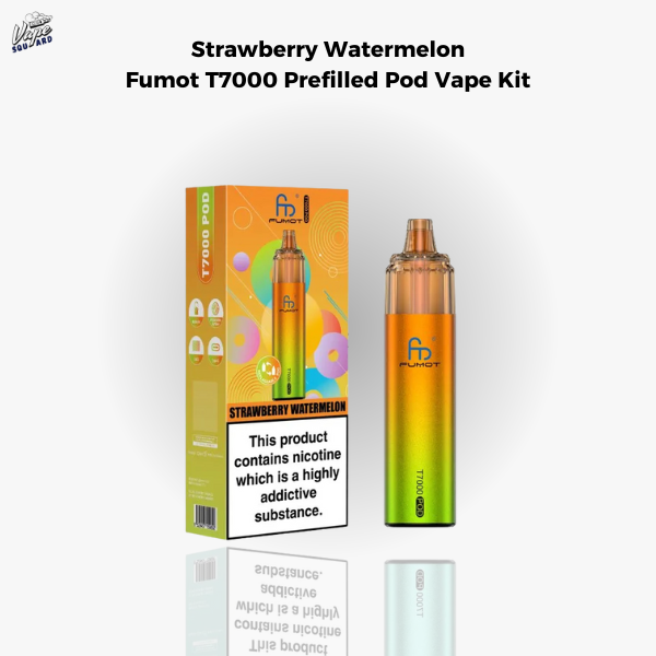 Strawberry Watermelon Fumot T7000 Prefilled Pod Vape Kit