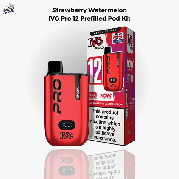 Strawberry Watermelon IVG Pro 12 Prefilled Pod Kit