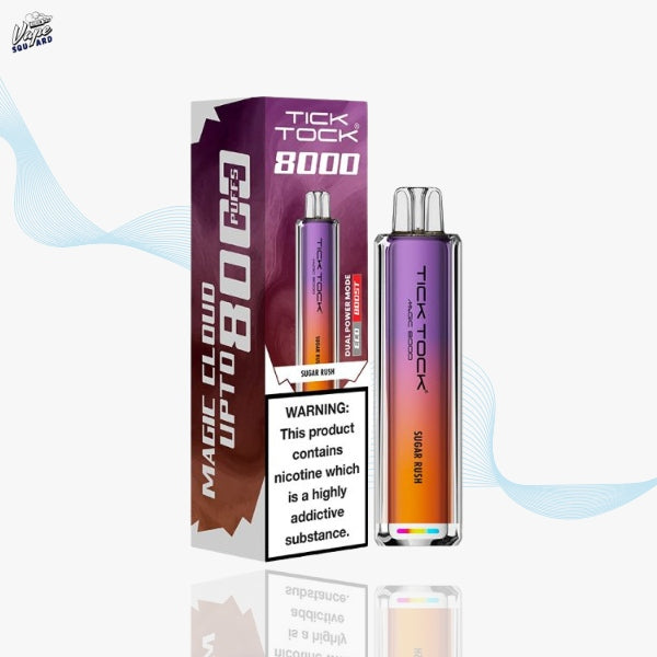 Sugar Rush Tick Tock Magic 8000 Prefilled Vape