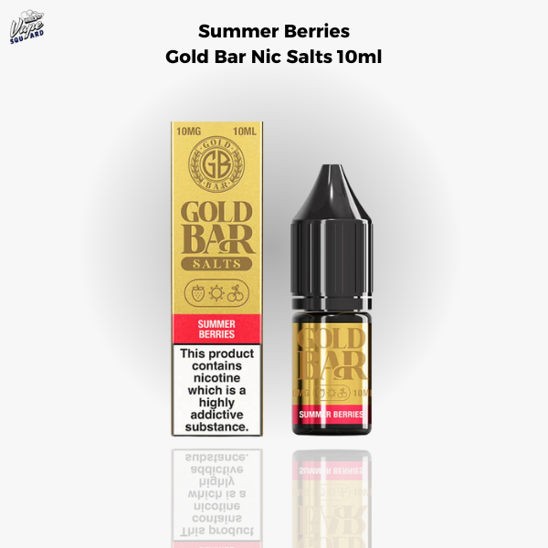 Summer Berries Gold Bar Nic Salts 10ml