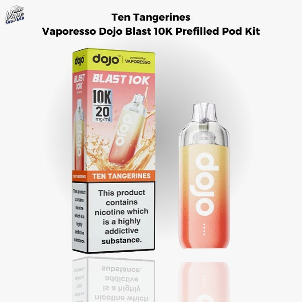 Ten Tangerines Vaporesso Dojo Blast 10K Prefilled Pod Kit
