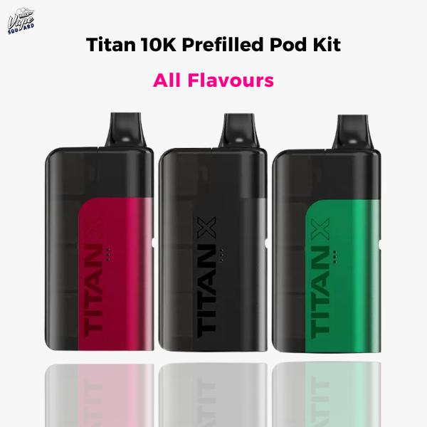 Titan 10K Prefilled Pod Kit - The Ultimate Flavor Collection