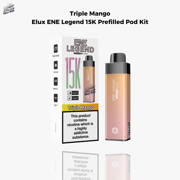 Triple Mango Elux ENE Legend 15K Prefilled Pod Kit