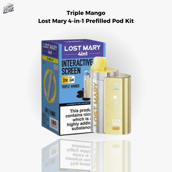 Triple Mango Lost Mary 4-in-1 Prefilled Pod Kit