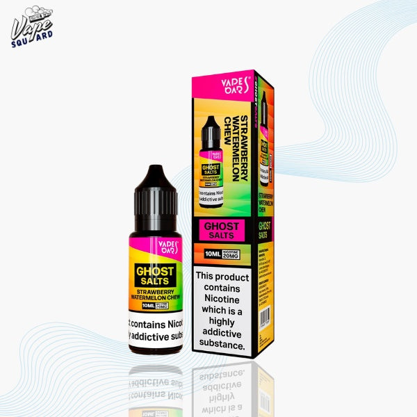Strawberry Watermelon Chew Vapes Bars Ghost Nic Salts (Box of 10)