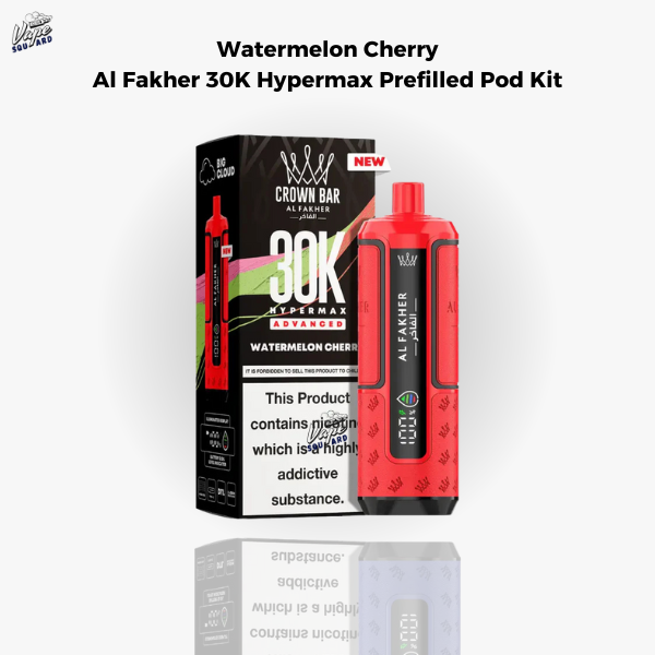 Watermelon Cherry Al Fakher 30K Hypermax Prefilled Pod
