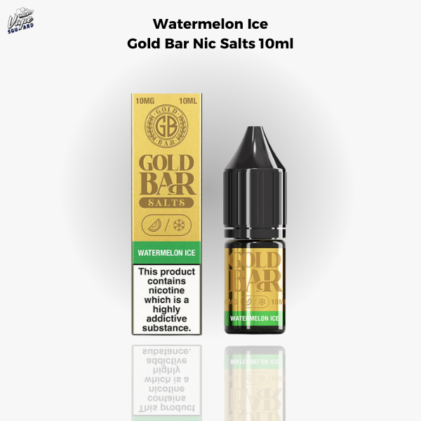 Watermelon Ice Gold Bar Nic Salts 10ml