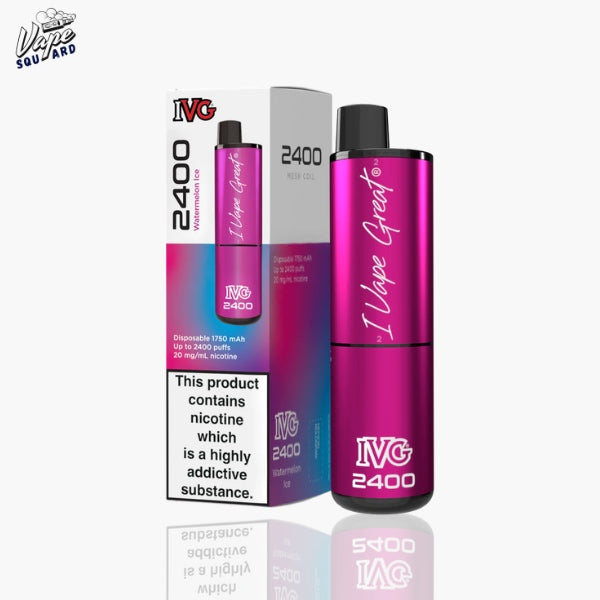 Watermelon Ice IVG 2400 Prefilled Vape