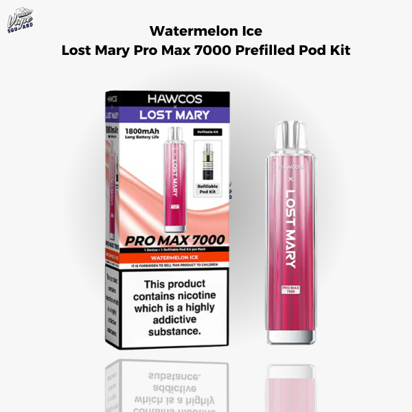Watermelon Ice Lost Mary Pro Max 7000 Prefilled Pod Kit