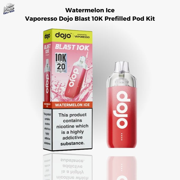 Watermelon Ice Vaporesso Dojo Blast 10K Prefilled Pod Kit