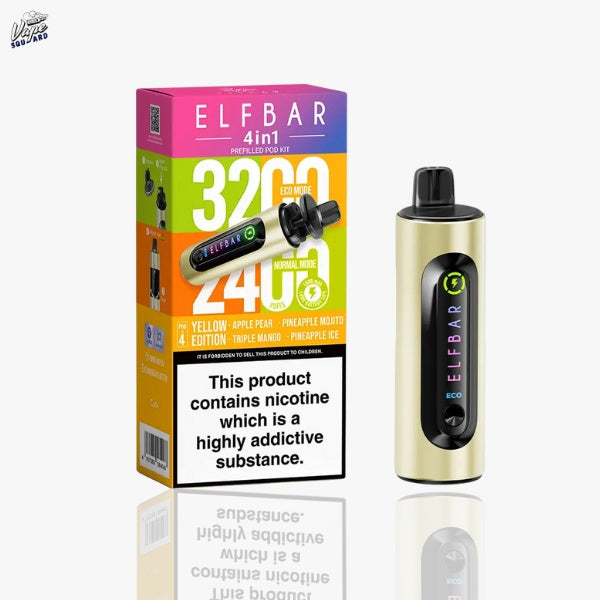 Yellow Edition ELFBAR 4-in-1 Prefilled Kit