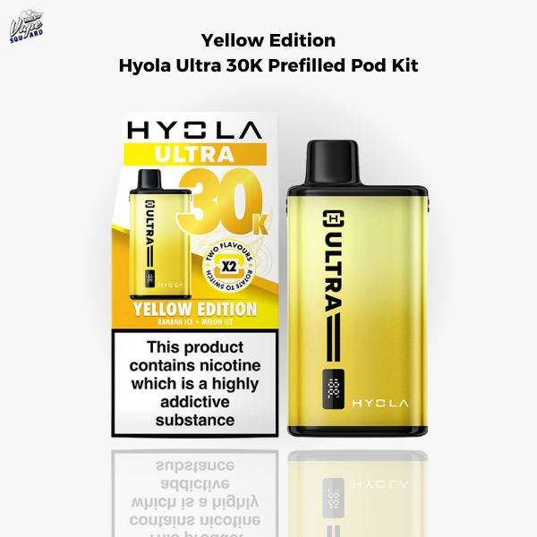 Yellow Edition Hyola Ultra 30K Prefilled Pod Kit