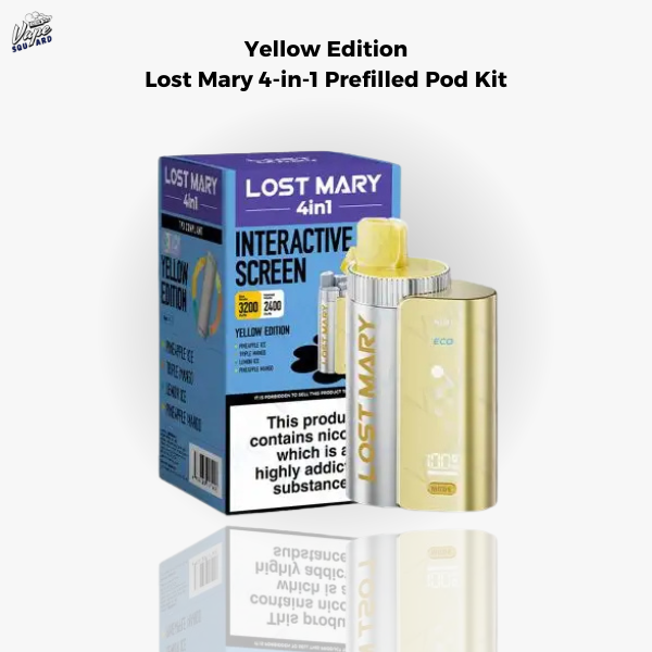 Yellow Edition Lost Mary 4-in-1 Prefilled Pod Kit