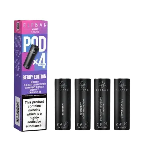 Elfbar 4 in 1 Pods All Flavours